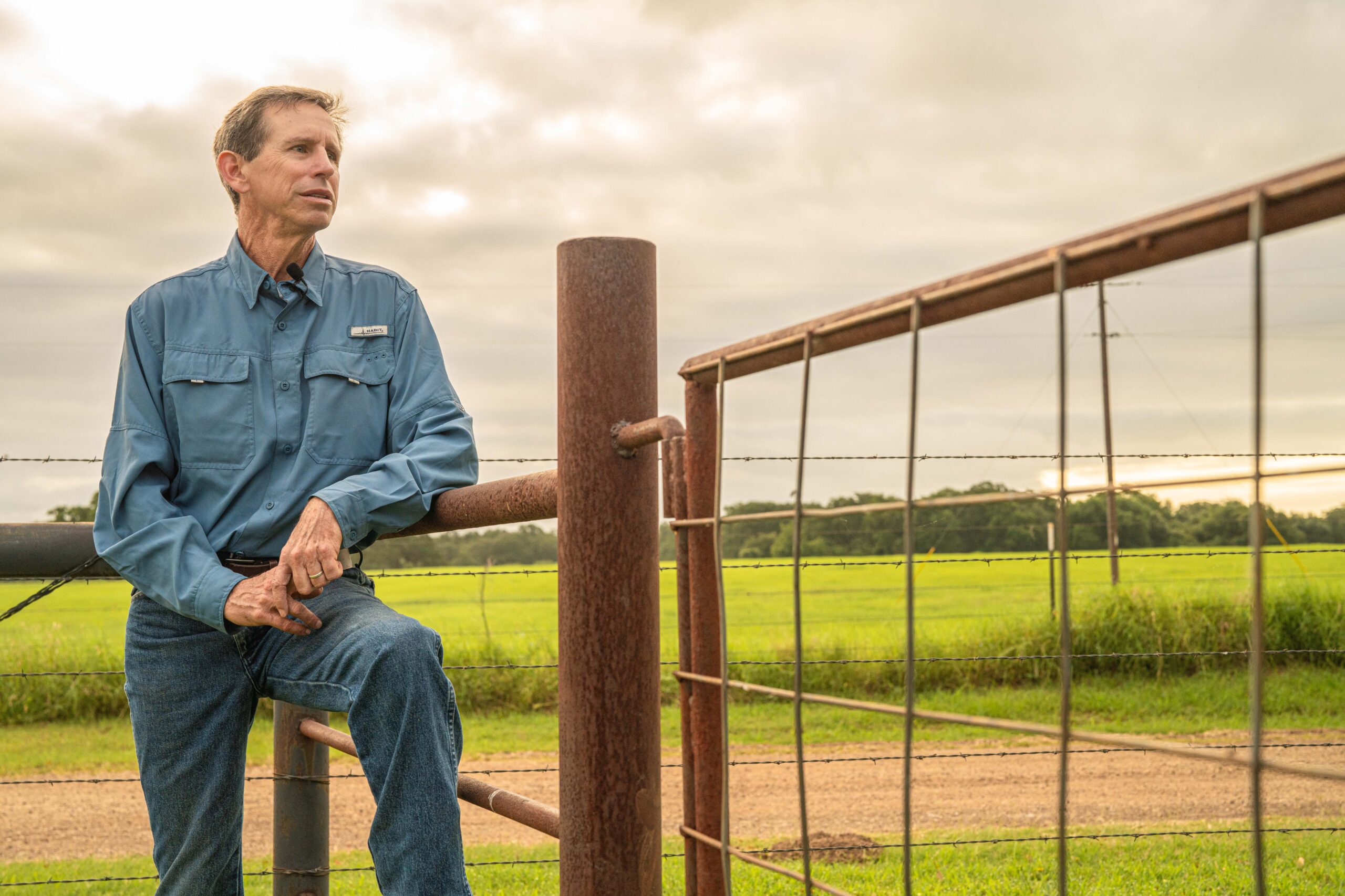 Chuck Lewis, CFP®, CIMC®
Co-Founder and Managing Director of Lewis Wealth Management,  poses in a field near Waco, Texas, where he was born and grew up.